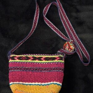 Colorful Woven Crossbody Bag